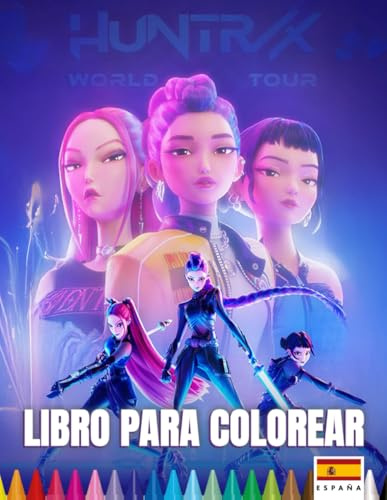 Libro para colorear Fantasía Otaku: Heroínas fuertes al estilo manga para colorear e inspirar