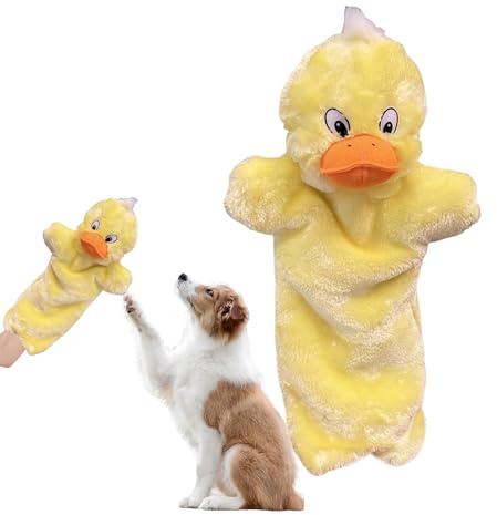 Pupazzo a mano Animali Peluche - Educativo Interattivo - Giocattolo di peluche a mano | per gioco familiare in classe di Pasqua gatti Cucciolo