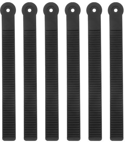BUGUUYO Correas de Fijación para Snowboard Ajustables 6 Unidades Hebillas de Trinquete Reforzadas, Resistentes para Esquí de Montaña, Accesorios Aplicables para Fijaciones y Botas