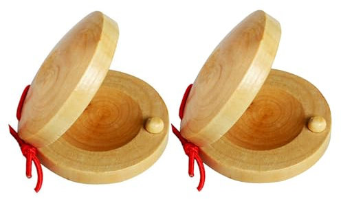 Shaker per uova in legno, castagne, strumenti a percussione, ritmo giocattolo musicale per bambini, strumento musicale facile da usare