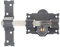 WOLFPACK LINEA PROFESIONAL - Cerrojo b-4 llave 2 lados pasador de 183mm cilindro redondo de 70mm