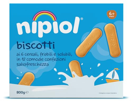 Nipiol Biscottini 6 Cereali 800 g