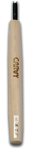 Carvy Gubia a Forma V, Buril 4,5 mm Michihamono Made in Japan