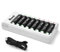 BONAI AA Rechargeable Batteries With Charger Set 8 Pack - Independent Slot, USB Fast Charging, Input DC 5V 2A, Output 1.4V 250mA - 1000mA