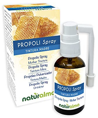 Propóleo Spray (Propolis) resina Tintura Madre alcohólica NATURALMA - Extracto líquido 30 ml - Complemento alimenticio