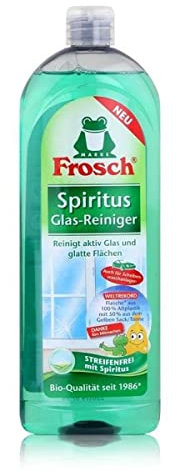 Frosch Spiritus Glas-Reiniger, Glasreiniger für streifenfreien Glanz, 1er Pack (1 x 7500 ml)