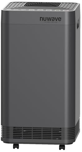 Nuwave OxyPure Zero Plus luftrenare, täcker upp till 298 m² stort rum med 105 W högt vridmoment, fångar 99,99% papper, damm, lukt, sovläge för sovrummet