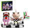 Millionspring Halloween ADM und Ehefrau Figurenbausatz, kreatives Charakterbauspielzeug, Geschenkidee für Fans von Retro-Horrorfilmen, 522 Teile