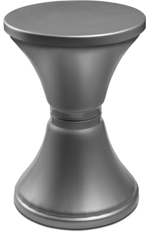 TIENDA EURASIA – Taburete Boum Boum | Material Polipropileno PP | Tapa Extraíble para Almacenaje | 31 x 31 x 45 cm | Recomendación Peso Máximo 100 Kg | Taburete | Diseño Contemporáneo (Gris Antracita)