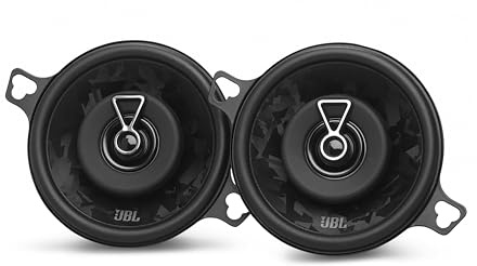 JBL Stage3 Gen2 38F Coppia Altoparlanti Auto Coassiali a 2 Vie, 8,9 cm (89 mm / 3,5 Pollici), 60W RMS / 360W Picco, Tecnologia Woofer Plus One™, Tweeter PEI, Impedenza 3 Ohm, Senza Griglie