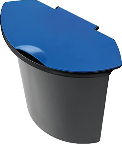 Helit H6106593 – avfallsnål ”the colletor” 6L, svart/blå
