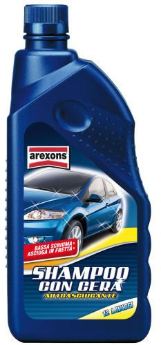 Arexons Bilschampo med vax för alla typer av färg gummi och plast, 1 l