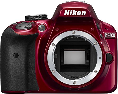 Nikon D3400 Appareil Photo Numérique Réflex 24.2 Mpix Boîtier Nu Rouge