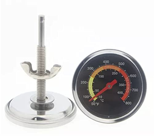 Mumusuki Thermomètre de Four, Thermomètre en Métal à Lecture Facile Thermomètre de Cuisine pour Barbecue