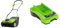 Greenworks 40V Cordless Lawn Rake Dethatcher, 3600rpm, 36cm Working Width, 30L Collection Box & 40V Battery Charger. 40V Universal Charger for Garden and Power Tools. Charges 2Ah Batter