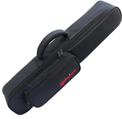 Generic Estuche para Saxofón Soprano con Correa Y Asa de Transporte, Incluye Bolsa, Acolchado de 15 Mm, Estuche para Guardar Instrumentos Musicales.