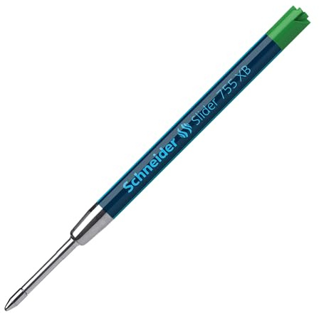 Schneider skrivverktyg kulspetspenna slider 755, dokumentätt, XB, grön