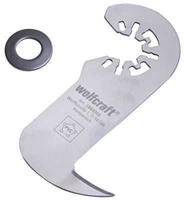 wolfcraft Zugmesser PRO I 3864000 I Zum sicheren, kontrollierten Schneiden von Vinyl