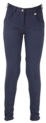 HY Burton Kids Jodhpurs 28 inch Navy
