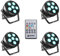 Cameo ROOT PAR 6 SET 1 - Set bestehend aus 4 x CLROOTPAR6 inkl. IR-Fernbedienung (CLPFLAT1REMOTE)