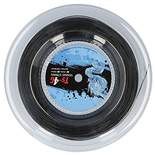 SUNGOOYUE Tennis Racquet String, 200m Polyester Tennis String Reel for Tennis Enthusiasts (1.30mm)