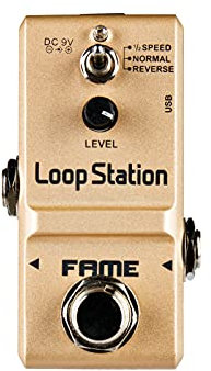 Fame Loop Station, Kompakter Nano Looper, Effekte, Import-/Export-Funktion