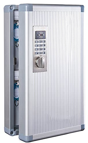 TTSEFW Boite A Clefs Murale Securisee Coffre A Clefs avec Code Fermeture Sécurisée Real Estate Key Storage Box Hotel Key Management Box avec Barrettes À Crochets Réglables