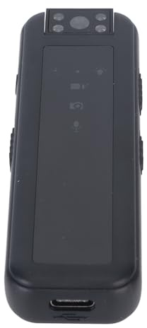 Corpo macchina fotografica, 1080P HD obiettivo ruotabile 700mAh Mini Body Camera grande capacità di archiviazione registrazione video Loop registrazione Pocket Cam per la riunione