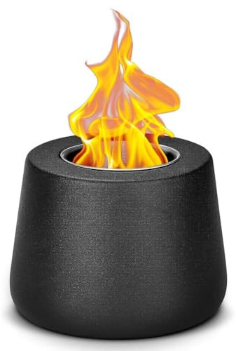 Tischkamin für den Innenbereich: Mini-Tischplatte, Kamin, Flammschale, Außenhof