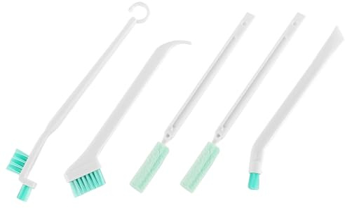 FONGKNOX 5PCS Cleaning Brush Cleaning Brush Set Cleaning Small Brush Suitable for All Test Tubes Cleaning Teapot Spout Straw-Blue