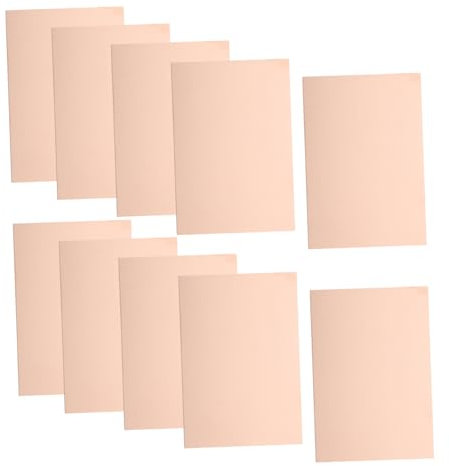 VILLFUL 10 Piezas Placa De Circuito Impreso Revestida De Placa De Prototipos Diy Para Proyectos Electrónicos Experimentos Electrónicos Suministros De Circuito