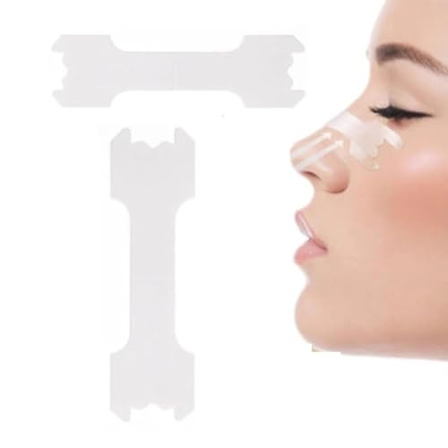 50 Tiras nasales deportivas transparentes | Strips nasales duraderas para respirar mejor | Nasal strips tipo breathe right para dormir | Tiras nariz respirar – Abrir fosas nasales