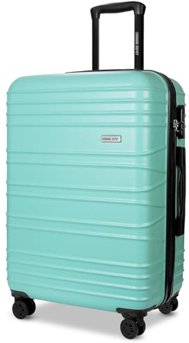 Luggage Depot 28 Inch Suitcase with TSA Lock, ABS Hardshell Mint Green | Checked Travel Moves Larger Loads, with Adjustable Handle, 4 Dual Spinner Wheels and Stable Rolling for Longer Journeys