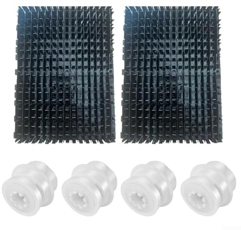 Kit robotico per la pulizia della piscina, con cuscinetto e spazzola a rullo, kit da 3 o 6 pezzi per più modelli, migliora l'efficienza di pulizia con la costruzione per la manutenzione della piscina
