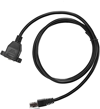 Gugxiom Kvalitets Ethernet-kontaktkabel 1 Meter med Anti-sprickbildning för Routrar och Stationära Datorer, Svart