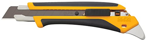 OLFA 18mm Heavy-Duty Utility Knife (LA-X) - Multi-Purpose No-Slip Grip Utility Knife w/Reinforced Fiberglass Handle & Snap-Off Blade, Replacement Blades: Any OLFA 18mm Blade