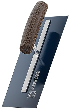 Cazzuola in acciaio SK5 con comoda impugnatura, cazzuole per finitura, leggera per raschiare, intonacare e dipingere strumenti per intonaco per cartongesso