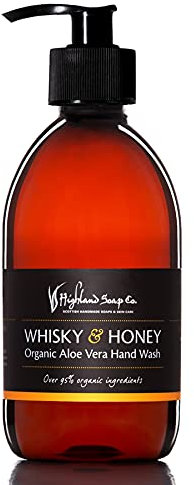 The Highland Soap Company - Jabón de whisky y miel para manos (300 ml)