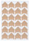 Yesallwas Fotoecken Aufkleber Selbstklebend 10 Blätter (240 Stück) Foto Klebeecken Braun Fotoecken Klebeecken für DIY Scrapbooking Fotos Fotoalbum