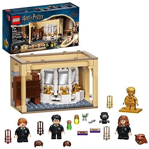 LEGO Harry Potter Hogwarts: Polyjuice Potion Mistake 76386 Bathroom Building Kit with Minifigure Transformations; New 2021 (217 Pieces)