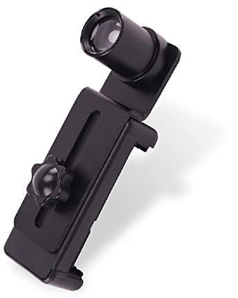 12.5X Microscope Metal Mobile Phone Holder, 23.2mm Tube