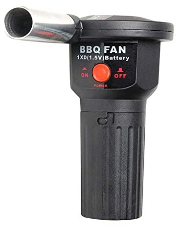 Ecoodisk Ventilateur de Barbecue Portable à Batterie - Outil d'Allumage pour Charbon de Pique-Nique en Plein Air