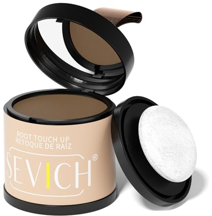 Sevich Hairline Powder 10g, Root Touch Up, Large Capacity, Light Brown