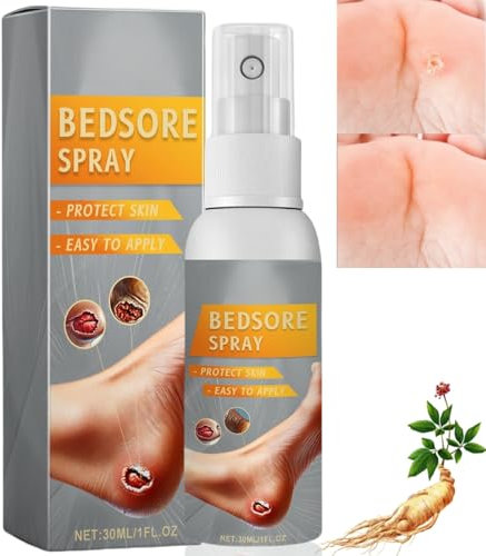 Bed Sore Spray,Bedsore Repair Spray,Pressure Sore Spray for Wound,Bedsore Wound CarePressure Sore Relief Spray,Bed Sore Spray Fast Acting,Bed Sore Wound Treatment Spray,Effective Wound Spray