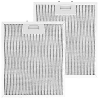 2Pcs Universal 5-Layer Aluminum Cooker Hood Filter (320x260mm) - Grease Mesh Vent for Multiple Brands