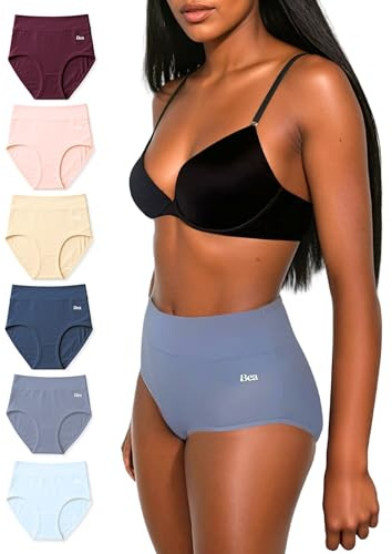 Bea dam Bea 6pk High Waist Tummy Control Underwear Shapewear – briefs