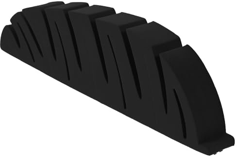 Générique Porte-Pinceaux de Maquillage de Feuille Noir Support de Séchage Polyvalent pour Pinceaux et Brosses à Dents Étagère Compacte sans Perçage pour Rangement Salle de Bain