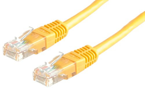VALUE Cordon LAN Cat 6 | Câble réseau UTP Ethernet avec connecteur RJ45 | jaune 1,5 m