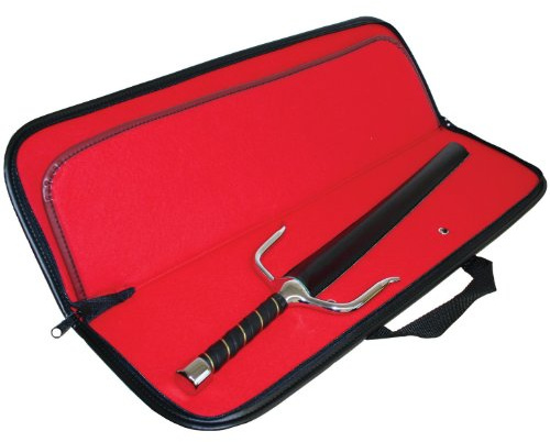 DEPICE Sai Tragetasche für Zwei Sai-Gabeln schwarz/rot