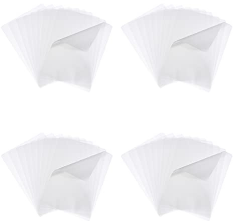 NBEADS 100 Sheets Thermal Laminating Pouches, 15.9x11cm Clear Laminating Pouch Film Photo Protecting Sheets Hot Laminate Pouches Sheets for Sealed Photo Card Documents